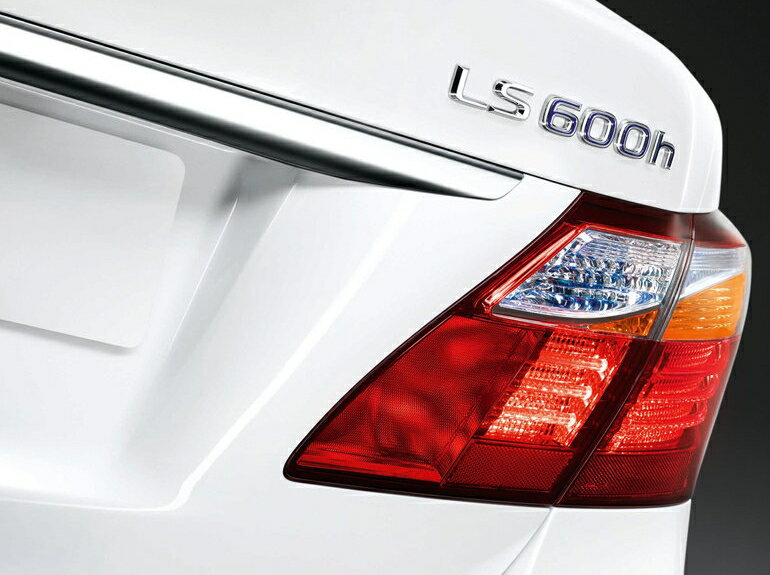 【40系中期LEXUS LS600h】リア右「LS600h」文字 エンブレム 海外仕様純正部品