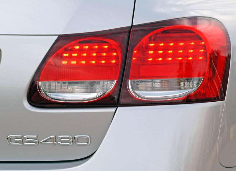 【190系LEXUS GS430】リア右「GS430」文字 エンブレム 海外仕様純正部品