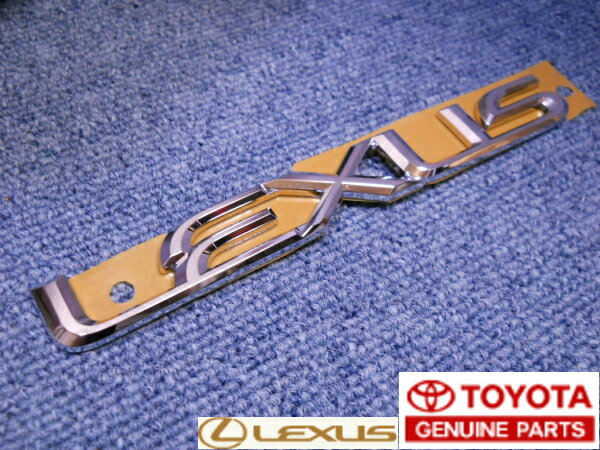 【160系トヨタ アリスト】リア左「LEXUS」文字 エンブレム 海外仕様純正部品