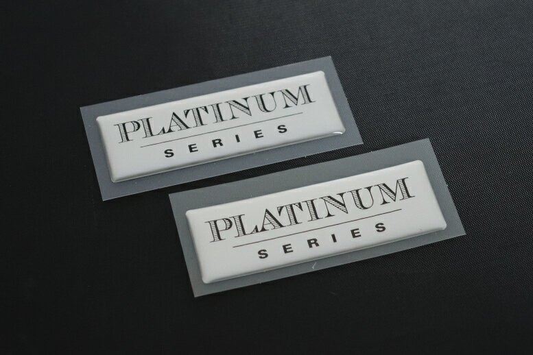 【20系ウィンダム】サイド「PLATINUM SERIES」文字 エンブレム 左右セット 海外仕様純正部品