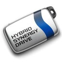 【40系前期トヨタ プリウスα】「HYBRID SYNERGY DRIVE」ロゴ入り スマートキーカバー 海外仕様純正アクセサリー