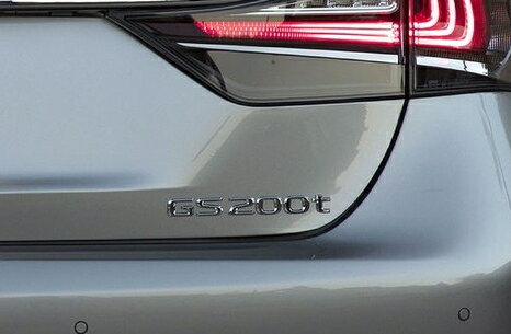 【10系LEXUS GS200t】リア右「GS200t」文字 エンブレム 海外仕様純正部品