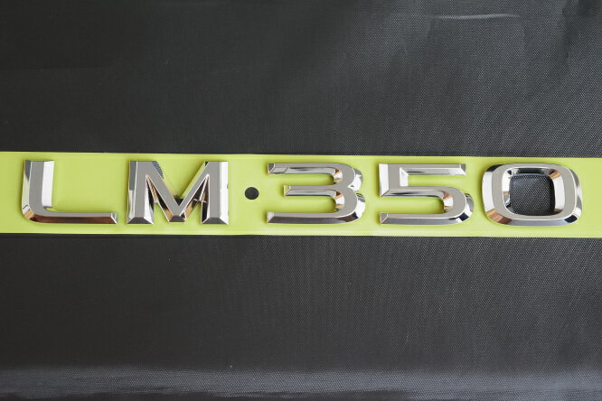 TOYOTA - 【30系トヨタ ヴェルファイア】リア右「LM350」文字 エンブレム 海外仕様純正部品