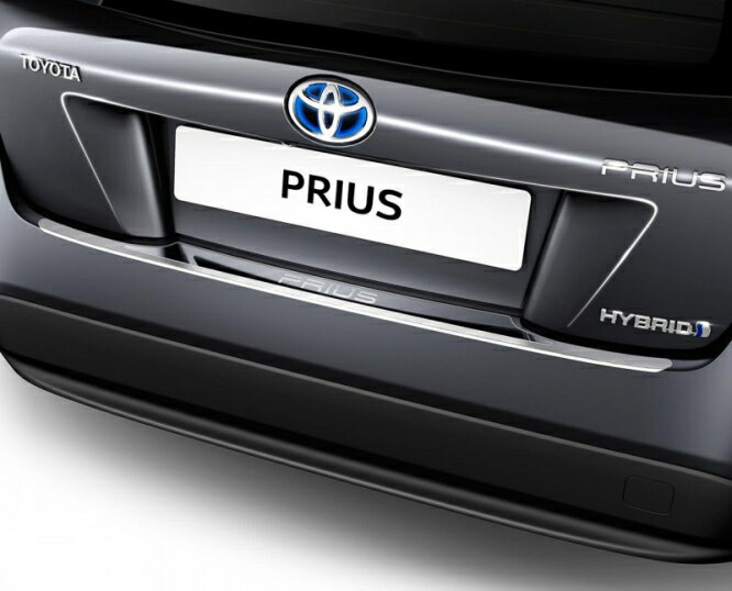 「PRIUS」ロゴ入り リアバンパープロテクションプレート 海外仕様純正アクセサリー