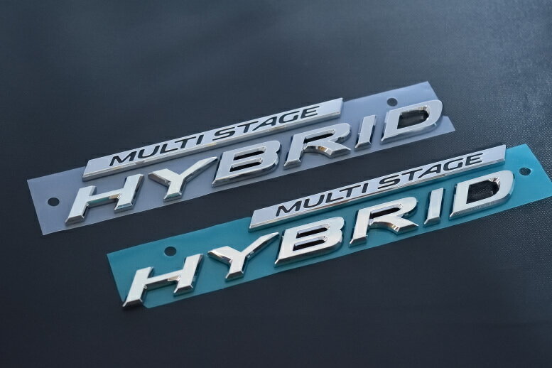 LC500h用 LEXUS純正 エンブレム サイド「MULTI STAGE HYBRID」文字 左右セット