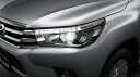 【120系前期ハイラックス LED仕様車】「HILUX」ロゴ入り ヘッドライトプロテクター 左右セット 海外仕様純正アクセサリー