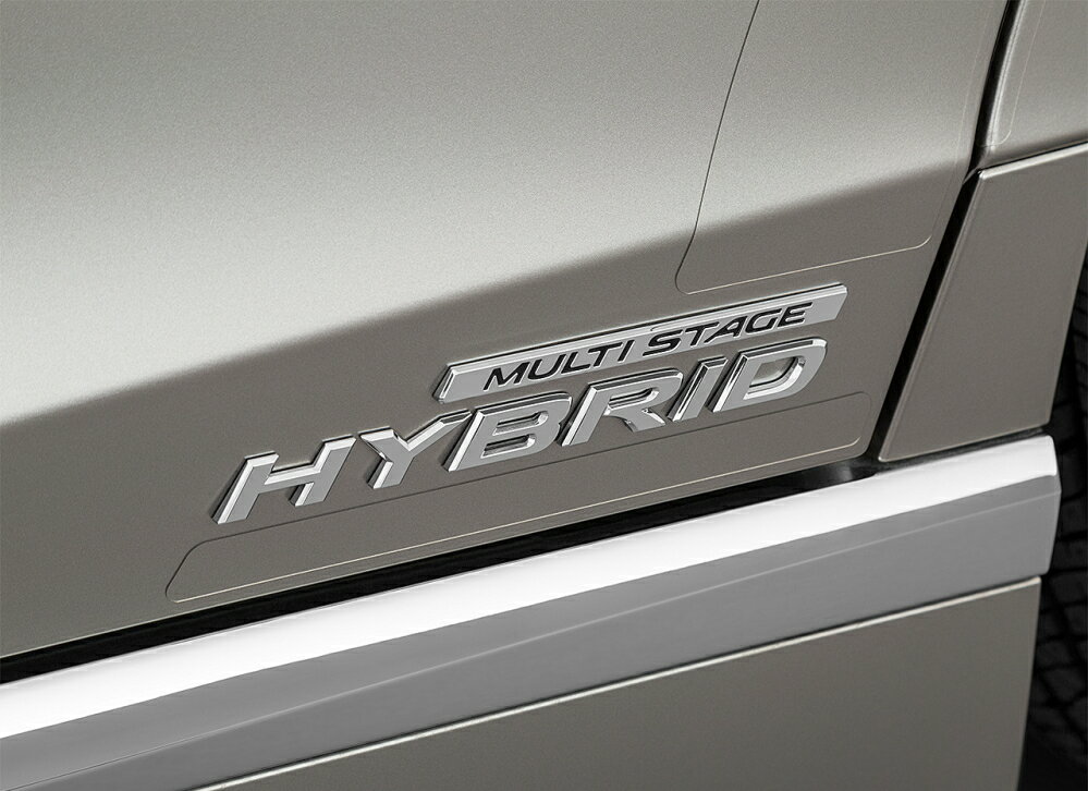 現行型（XF50型）LS500h用 LEXUS純正 エンブレム サイド「MULTISTAGE HYBRID」文字 左右セット