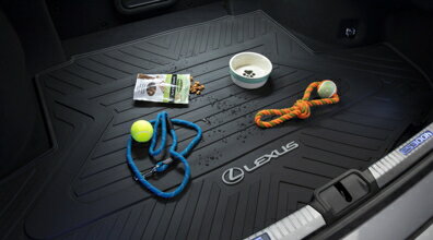 【10系LEXUS ES】「LEXUS」ロゴ入り オールウエザーカーゴエリアトレイ 海外仕様純正アクセサリー