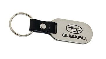 【BS系レガシィアウトバック】「SUBARU」ロゴ入りステンレスキーチェーン 海外仕様純正アクセサリー