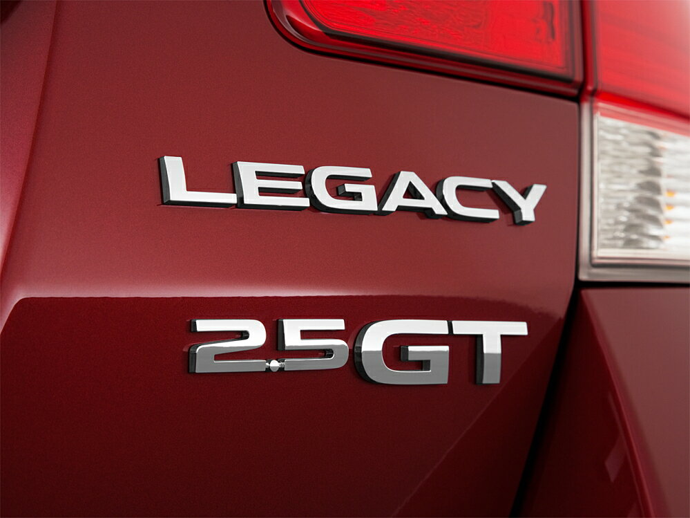 【BM系スバル レガシィ B4】リア右「LEGACY 2.5GT」文字 エンブレム 海外仕様純正部品