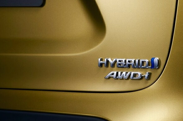 ヤリスクロスハイブリッド用 トヨタ純正エンブレム リア右「AWD-i」文字 （「HYBRID」文字は別売）