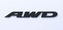 【RW1/2/RT5/6系ホンダ CR-V】ピアノブラック エンブレム リア「AWD」文字 海外仕様純正アクセサリー