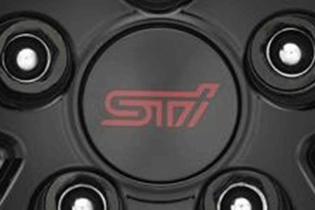 2代目（VB系）WRX S4用 スバル純正 「STi」ロゴ入り ホイールキャップ 4輪分セット