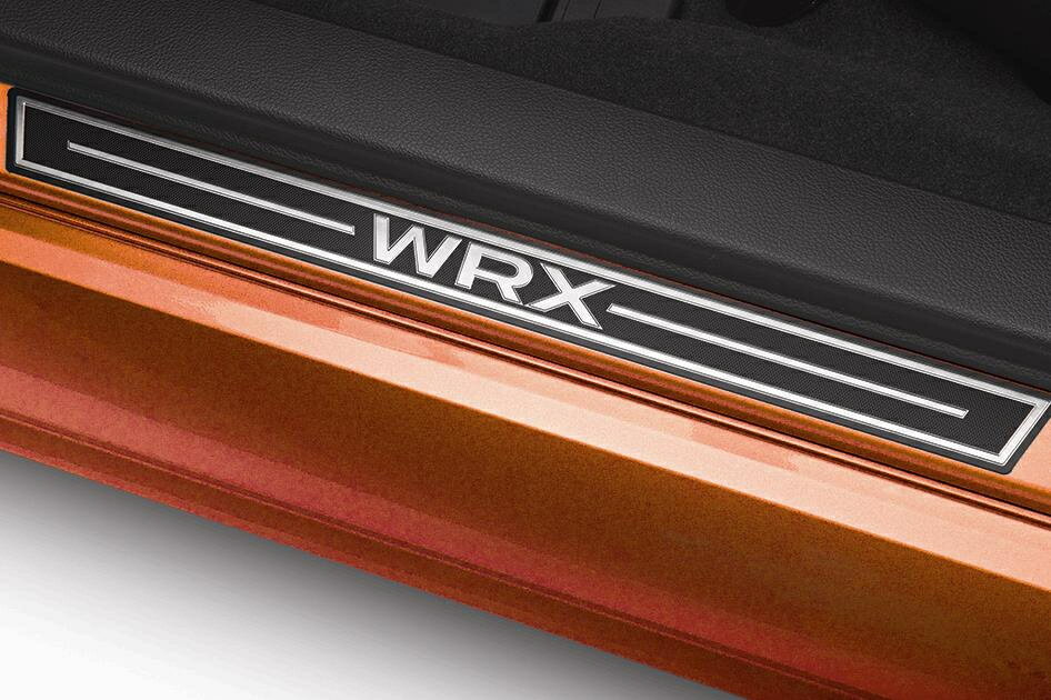 2代目（VB系）WRX S4用 スバル純正 「WRX」ロゴ入り サイドシルプレート ドア4枚分セット