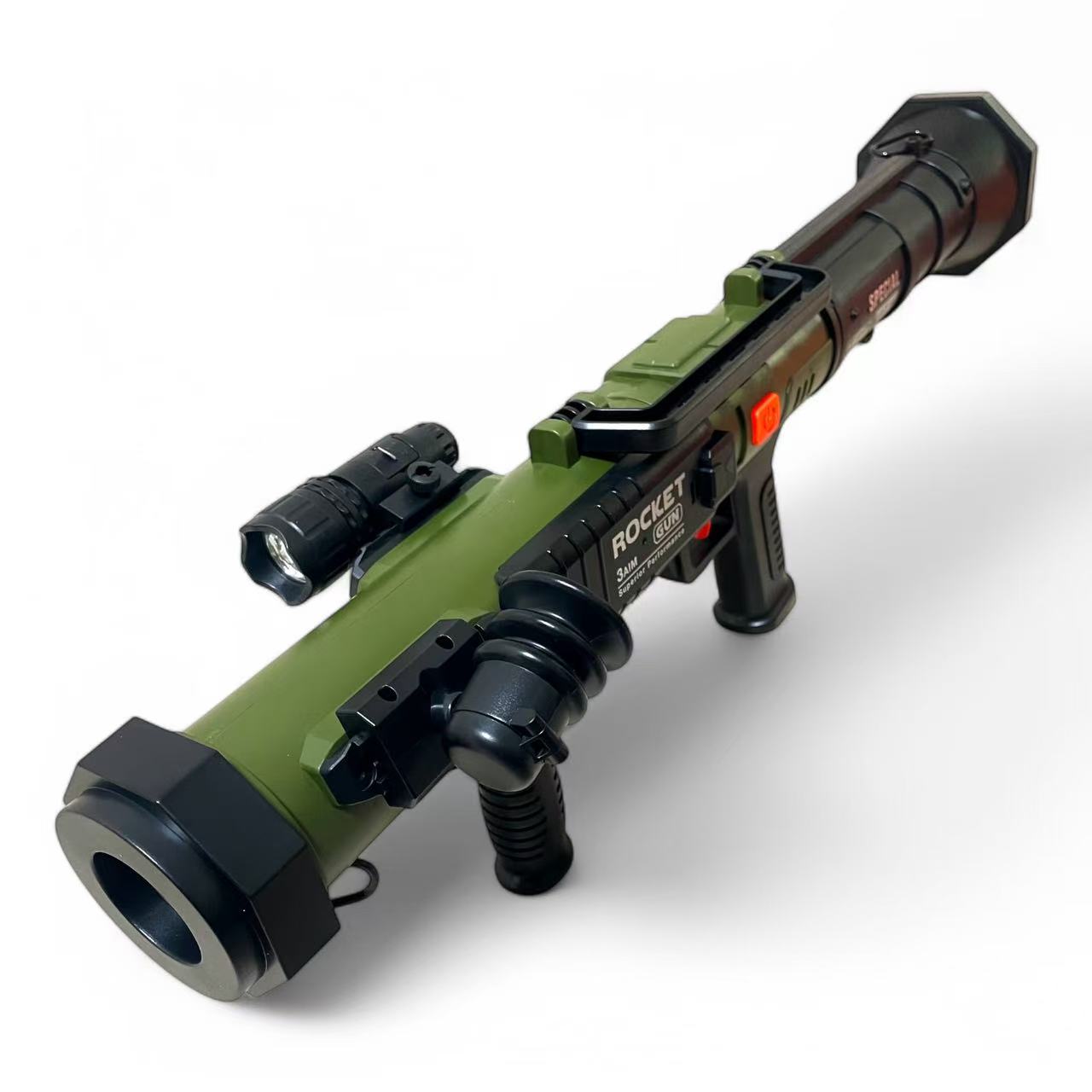 RPG AT4タイプ ナーフガン ロケットランチャー スポンジ弾 エアコキ エアコッキングガン バズーカ