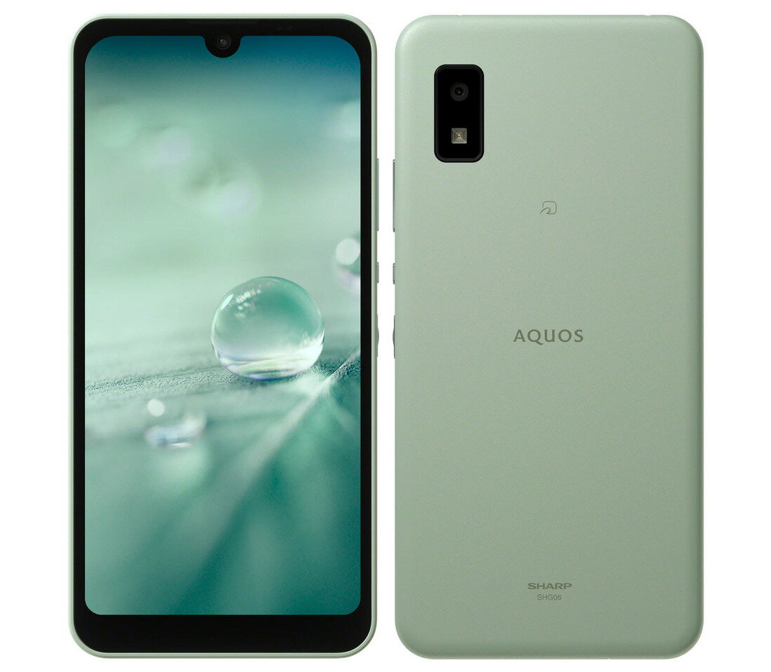 本体のみ未使用品SIMフリー AU AQUOS wish SHG06 オリーブグリーン