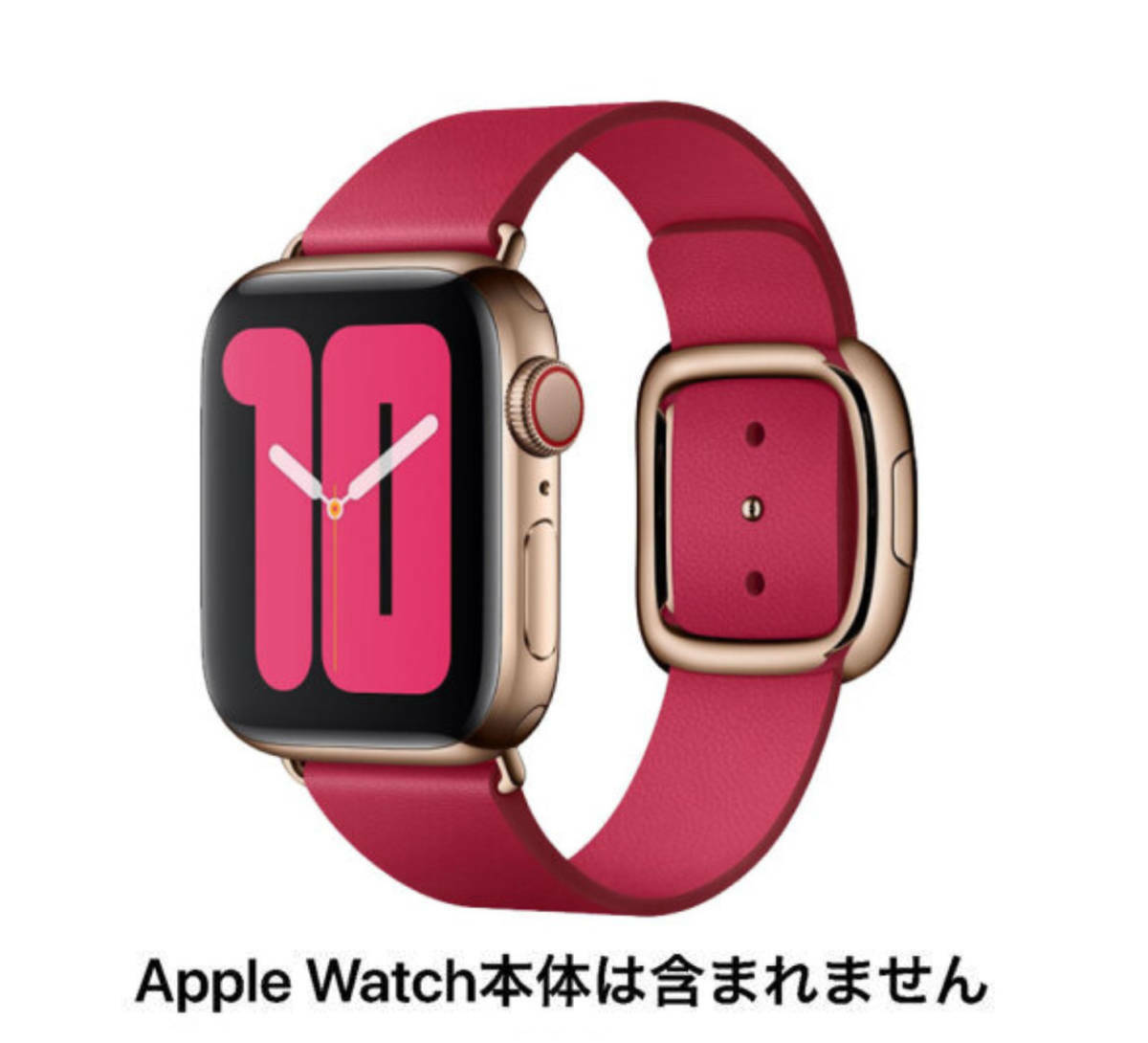 送料無料 ラズベリーモダンバックル apple watchバンド正規品 全ての38mm/40mm/41mmのapple watchモデル対応ステンレスバックル アップルウォッチ バンド レザーベルト