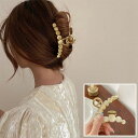 ★15%OFFクーポン付き★ヘアクリップ ツイスト キャッツアイ メタル マット くるりん ゴールド シルバー 韓国 ヘアアレンジ バンス シンプル シック 大...