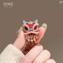 ブローチ 中華風 ライオン ハイエンド レディース かわいい エナメル 服 コサージュ 装飾 メンズへ 新年 贈物