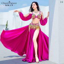 レディース ダンス ファッション ダンサー ベリーダンス パフォーマンス 衣装 ダブル スリット スイング スカート タッセル オリエンタルダンス