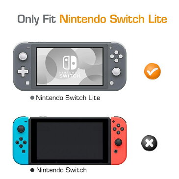 Nintendo Switch Lite ケース ソフト シリコン 滑り止め 背面カバー 2019 新型 Nintendo Swith カバー 薄型 軽量 衝撃吸収 傷つけ防止 ニンテンドースイッチ ライト ケース 着脱簡単 柔軟性