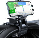 スマホホルダー 車 クリップ クリップ力アップ 高安定性 スマホスタンド クリップ式 車載ホルダー 車載 車用 手帳型ケース対応 片手操作 携帯ホルダー 取付簡単 360度回転 送風口 ダッシュボード バックミラー デスク適用