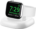 【一体型充電スタンド】本製品は組み立ての必要がない一体型のApple Watch 充電器です。強力な磁気を内蔵したワイヤレス充電器は、アップルウォッチを置くだけで、ワイヤレス充電できます。Apple Watch Ultra/8/7/6/5/4/3/2/1/SE（38mm 40mm 41mm 42mm 44mm 45mm）に対応できます。 【オリジナルような急速充電】このApple Watch 充電器は、オリジナル充電器のような急速充電に対応し、より素早く充電することができます。 約2時間以内にアップルウォッチ シリーズ 1〜6/SEをフル充電できます（iWatch 7に充電する場合、約2.5時間がかかります）。 【強力な磁気】中央を自動校正デザイン、強力な磁気吸着でアップルウォッチを充電スタンドの中央にしっかり自動吸着できて、手動で位置を調整する必要はありません。Apple Watchの充電がより簡単かつ高速に 【安定充電】充電する際、Apple Watchを滑り落ちる心配はありません。鉄板内蔵で重量を増えて、傾斜した卓上でもApple Watch 充電器のバランスが保たれて、安定性は抜群！アップルウォッチ 充電器の底部には滑り止めゴム付き、強いグリップで充電スタンドを動かさずにテーブルに置いたままにします。 【ナイトスタンドモード対応】ナイトスタンドモードでApple Watchを充電できます。従来の充電器より、もっと優れた快適な視野角を保持して、Apple Watchの日付と時刻、充電状態を簡単に確認できます。