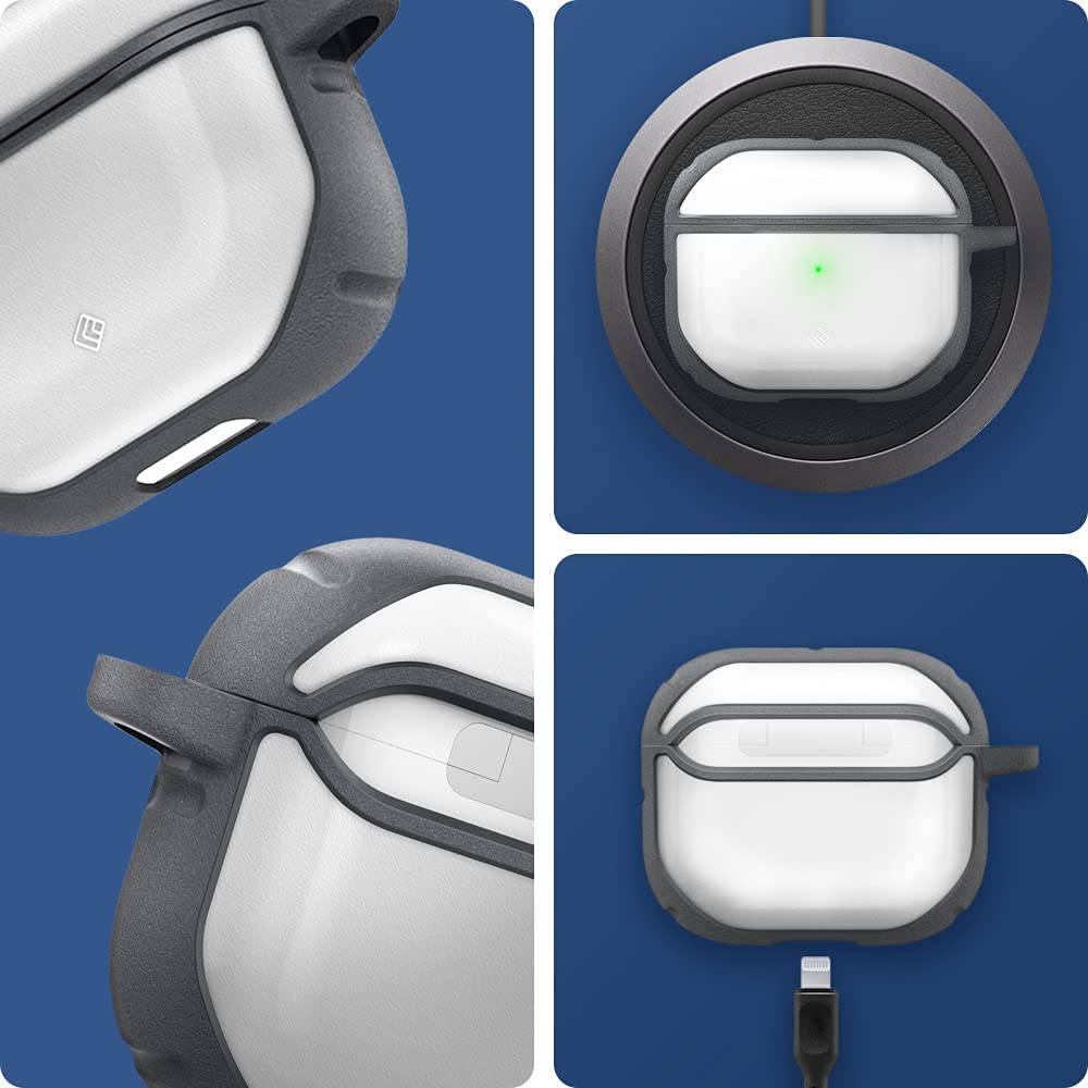 Airpods 第3世代 ケース 2021 Airpods3 TPU バンパーフレーム 半透明 バンピー 耐衝撃 カラビナ リング 付き 落下防止 airpods3 汗 水 防止 エアポッズ3 ケース ワイヤレス充電対応 収納ケース Apple 落下保護 紛失防止