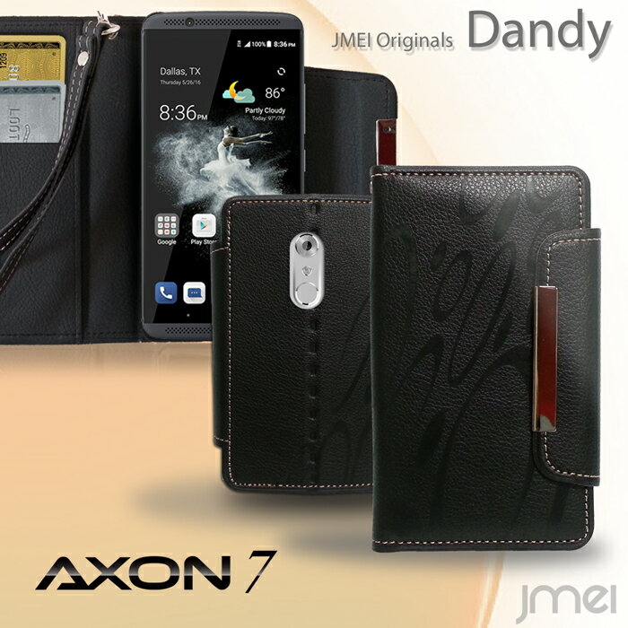 AXON 7 ケース レザー 手帳ケース アクソン 7 ZT