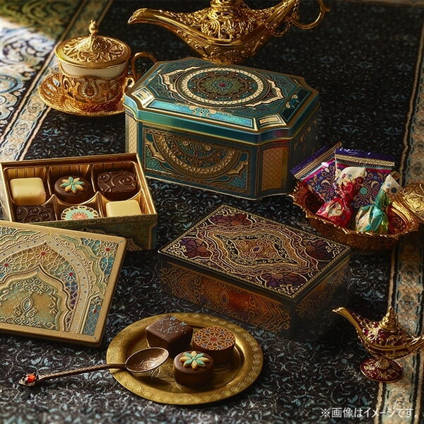 バレンタイン チョコ 2026 ご褒美チョコ 高級 サバーフ(朝) ジャミーラ メリーチョコレート 限定 2026 バレンタインデー 友チョコ おしゃれ 缶 異国情緒 自分チョコ 2026 贅沢 限定 ホワイトデー お返し 本命 妻 プレゼント 高級