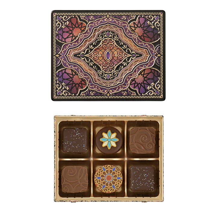 バレンタイン チョコ 2026 ご褒美チョコ 高級 ライル(夜) ジャミーラ メリーチョコレート 限定 2026 バレンタインデー 友チョコ おしゃれ 缶 異国情緒 自分チョコ 2026 贅沢 限定 ホワイトデー お返し 本命 妻 プレゼント 高級