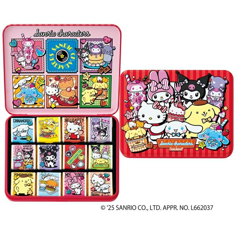 バレンタイン チョコ 2026 クロミ チョコ ゴンチャロフ 缶 サンリオキャラクターズ ゴンチャロ ...