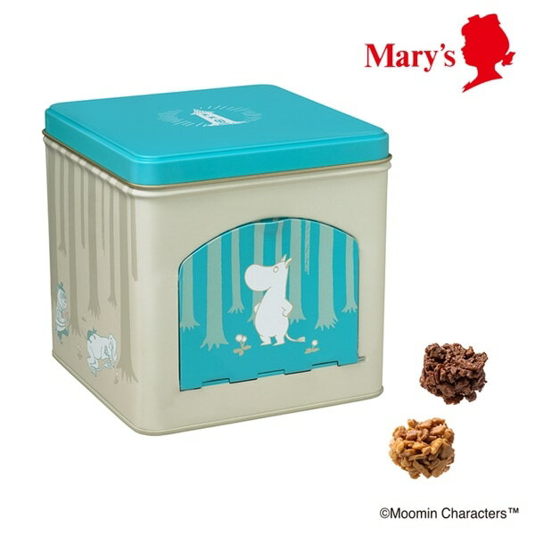 ホワイトデー お返し 2026 メリーチョコレート ムーミン 缶 「ムーミン×メリーチョコレート 」ムーミンと仲間たちのとびら缶（2種のクランチチョコレート）自分へのご褒美 チョコ 子供向け チョコ バレンタイン 2026 キャラクター ムーミン
