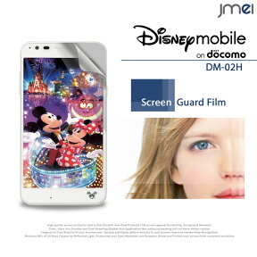 【Disney Mobile on docomo DM-02H】2枚セット！指紋防止光沢保護フィルム【ディズニーモバイル ドコモ ケース 液晶保護 保護シート スマホケース スマホ カバー スマホカバー dm02h LG スマートフォン 携帯】