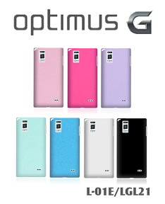 Optimus G L-01E LGL21 カバー カラー ソフトカバー オプティマスジー スマホカバー スマホ カバー docomo au スマートフォン メール便 送料無料