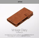 Xperia Z4 SO-03G SOV31 402SO カバー 本革 ZENUS Vintage Diary ビンテージダイアリー エクスペリアz4 ケース エクスペリア 手帳カバ..