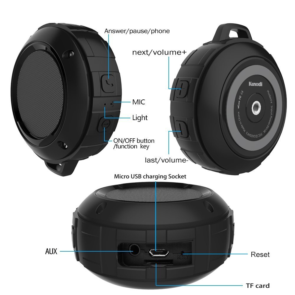 bluetooth スピーカー 防水 かわいい 小型 スマートフォン 通話 IPX7防水規格 ブルートゥース スピーカー マイク搭載 コンパクト スピーカー 風呂 AQUOS sense2 iPhone8 iPhone8 Plus iPhone XS XS Max XR Galaxy Note8 Galaxy S9 S9+ Note9 対応 スマホ 高音質