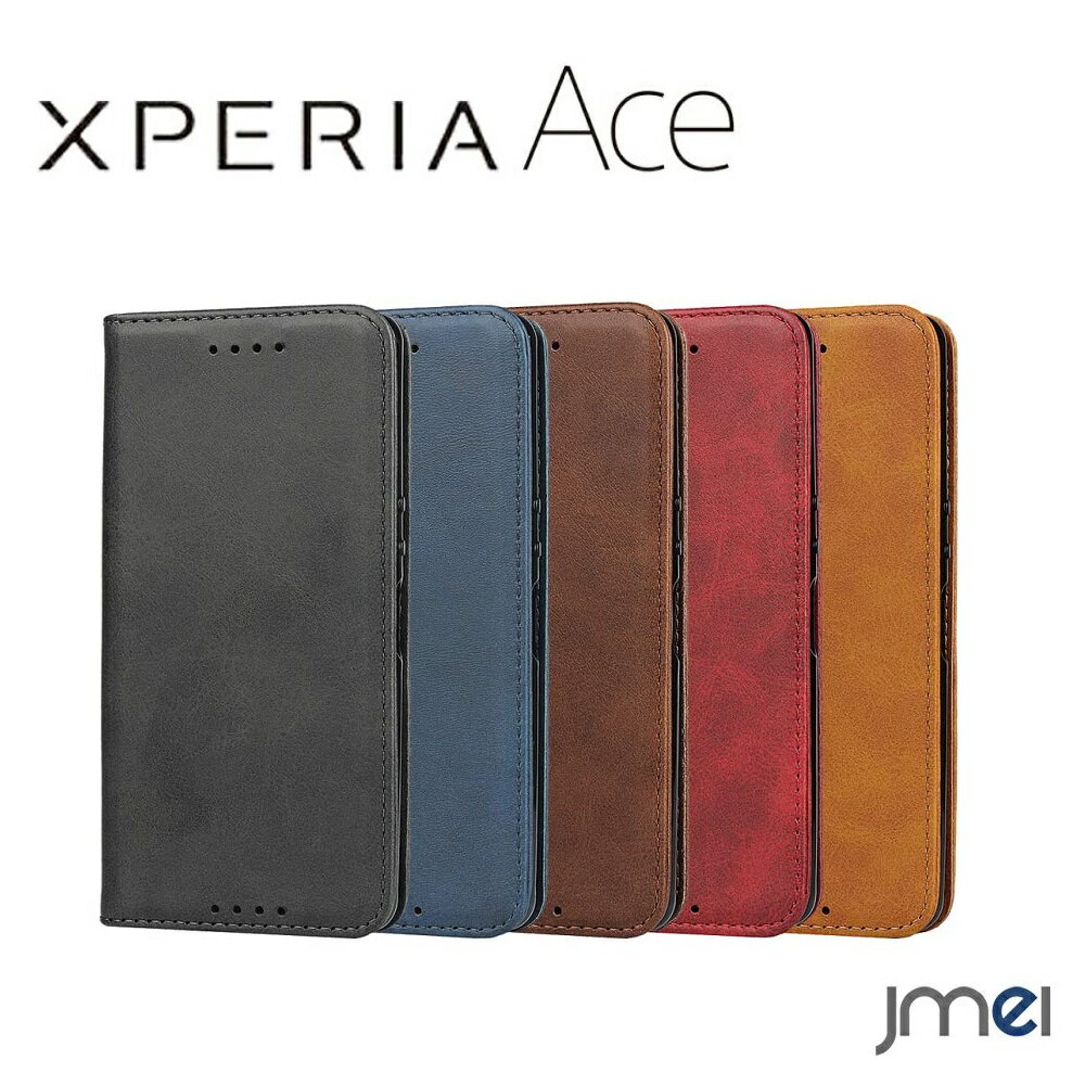 Xperia Ace  Ģ 鴶 ɼǼ SO-02L ڥꥢ  С PU쥶 ɼǼ ޥͥå¢ ץ  Sony Xperia ace С ɵǽ  ưİ