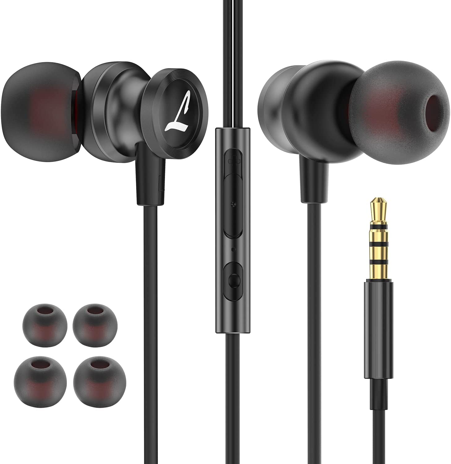 ۥ ͭ 3.5mm ޥդ Υ󥻥  HIFI Ĵ 㲻 Ż ٶ ̶̳غŬ Android//ޥ iPhone 饤ȥ˥ 3.5mmإåɥե󥸥åɬ  Ķ ۥ ֥å