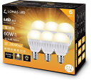 LED電球 ミニクリプトン形 E17口金 60W相当 電球色 昼光色 750lm 長寿命 広配光タイプ 小形電球 調光器具対応 断熱材施工器具非対応 密閉器具対...