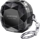 イヤホンケース Samsung Galaxy Buds 2 Pro / Buds Pro / Buds Live / Buds 2対応 耐衝撃性 キズ防止 カラビナ付き 柔らかいケース (ブラック)(2)