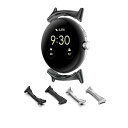 Google Pixel Watch バンドアダプター 20mm 4個セットPixel Watch 金属製調整器20mm ベルト アダプター20mmストラップ交換金具 4色 ステンレス鋼 軽量 調整簡単 ストラップコネクター 連結器具 替えストラップ 腕時計ベルト腕時計バンド のコネクター(2)