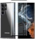 ギャラクシー S23 Ultra 強化ガラスフィルム ソフト シリコン TPU 保護ケース Galaxy S23 Ultra 液晶保護フィルム 軽量 衝撃防止 採用 高透過率 薄型 硬度9H 飛散防止処理 ギャラクシー S23 Ultra 専用クリア 落下防止 スマホ フィルム