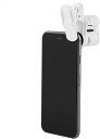 スマホ用顕微鏡 スマホ専用 マイクロスコープ スマホ用カメラレンズ 60倍レンズ ミニクリップ顕微鏡 LED顕微鏡 UVライト 高品質のABS +アクリル光学レ...