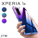 Xperia 1 IV ケース TPU グラデーション ストラップホール付き 耐衝撃 SO-51C SOG06 Xperia 1 IV 指紋防止加工 カメラ保護 Sony エクスペリア 1 マーク4 カバー 着脱簡単 ソニー 2022 新型 スマートフォン スマホケース スマホカバー simフリー