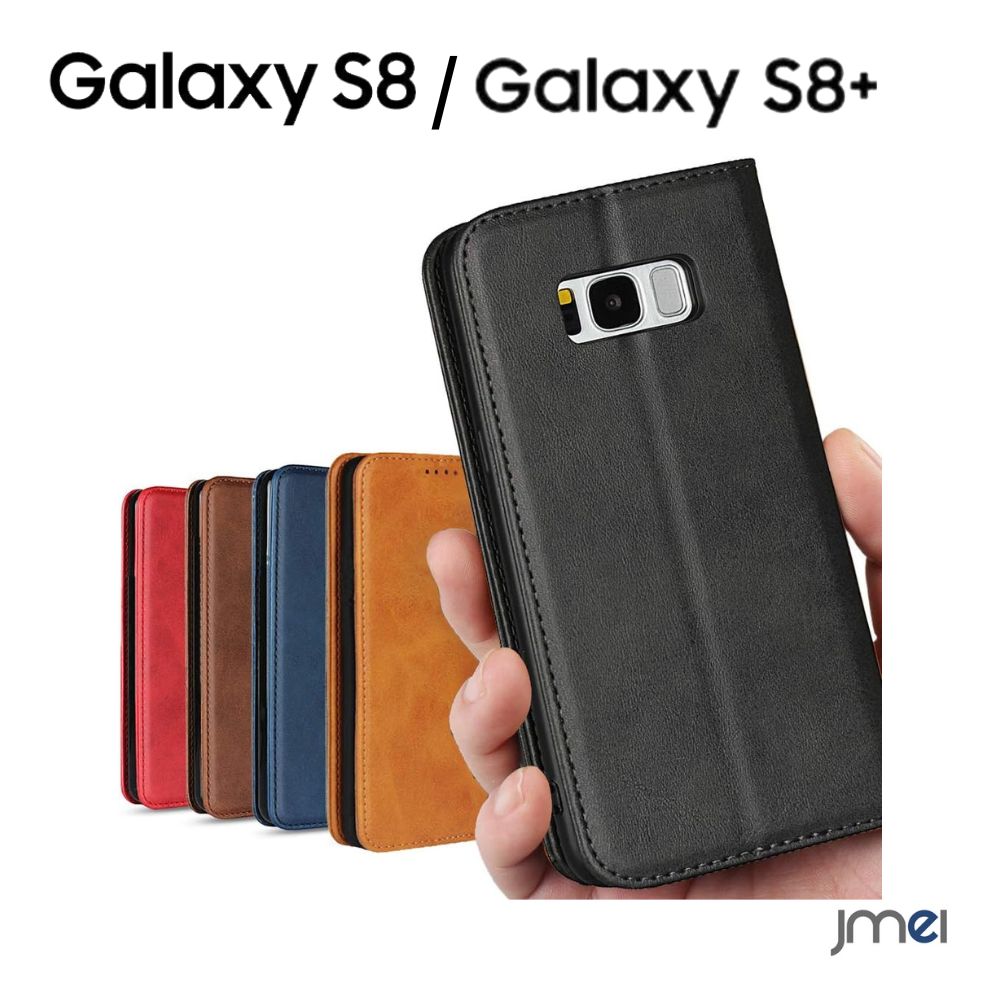 乐天商城 - Galaxy S8 galaxy s8 plus 手帳型 財布型 スタンド機能 カードポケット 内蔵マグネット 高品質PUレザー TPU ギャラクシーs8 カバー galaxy s8＋ SAMSUNG s8plus 耐衝撃 薄型 スマホケース スマホカバー レトロ シンプル 大人