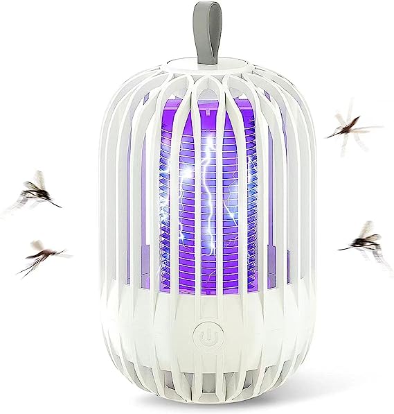 電撃殺虫機 捕虫器 殺虫機 電気蚊取り器 コバエ取り 殺虫灯 殺虫器 駆除 蚊取り器 UV光源吸引式 誘虫灯 USB充電対応 LED 室内殺虫灯 強力蚊除け 省エネ 薬剤不用 虫取り器 無害 静音設計 省エネ 電撃 360°全方位 家庭用 吊り下げ式 据え置き式 両用