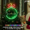 クリスマス 飾り 名入れ ネオン クリスマス オーナメント カスタム LED ネオンサイン 文字入れ オーダーメイド 明るさ調節機能 クリスマスプレゼント 名入...