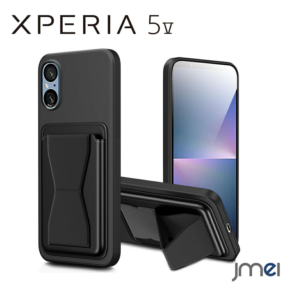 乐天商城 - Xperia 10 VI ケース Xperia 5V ケース カード収納 スタンド付き Xperia 10 V ケース 耐衝撃 縦置き 横置きスタンド TPU カメラ保護 SONY Xperia10V SO-52D SOG11 傷つけ防止 スマートフォン エクスペリア 5V カバー SO-53D SOG12 スマホケース スマホカバー
