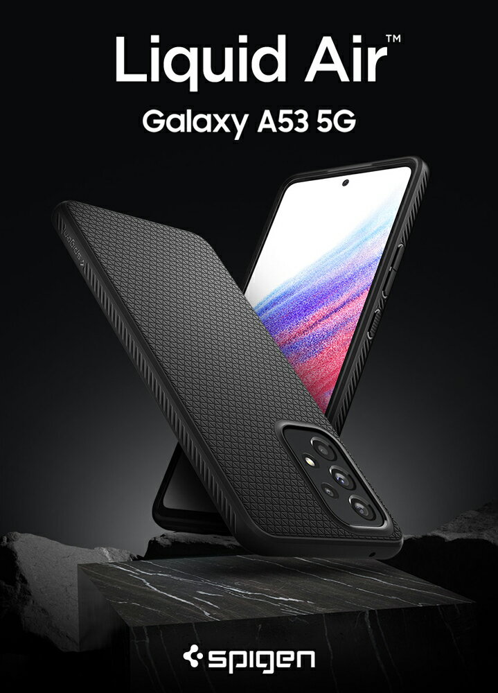 Galaxy A53 5G ケース TPU リキッド・エア シュピゲン 耐衝撃 米軍MIL規格取得 SC-53C SCG15 プリズムパターン ギャラクシーa53 5G ケース 軽量 カメラ保護 傷つけ防止 スマートフォン スマホケース スマホカバー simフリー